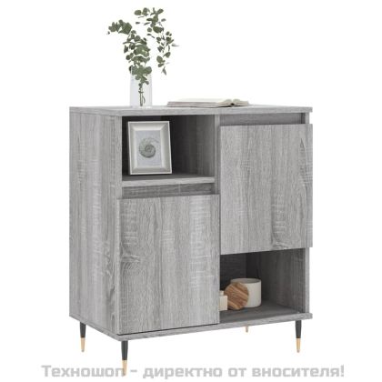 Сайдборд, сив сонома, 60x35x70 см, инженерно дърво