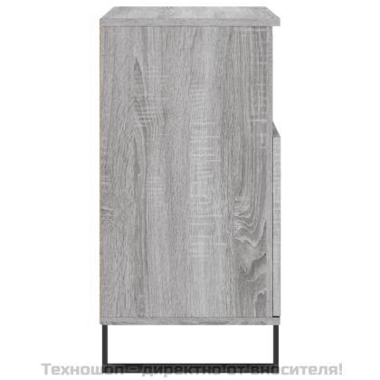 Сайдборд, сив сонома, 60x35x70 см, инженерно дърво