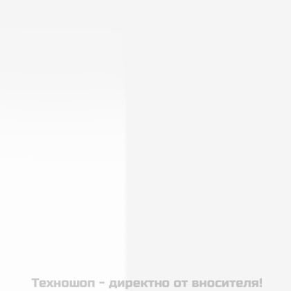 Сайдборд, бял гланц, 34,5x34x90 см, инженерно дърво