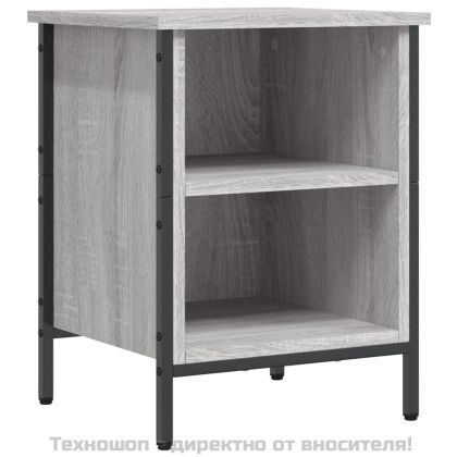 Шкаф за обувки, сив сонома, 38x35x50 см, инженерно дърво