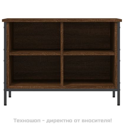 Шкаф за обувки, кафяв дъб, 69x35x50 см, инженерно дърво
