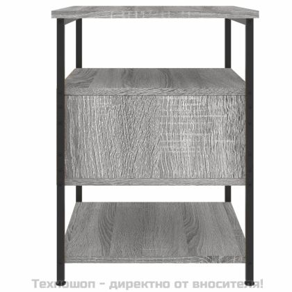 Нощни шкафчета 2 бр сива сонома 40x42x56 см инженерно дърво