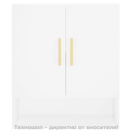 Стенен шкаф, бял, 60x31x70 см, инженерно дърво