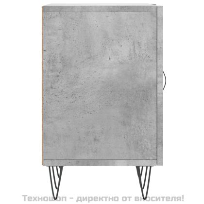 ТВ шкаф, Бетонно сиво, 150x30x50 см, инженерно дърво