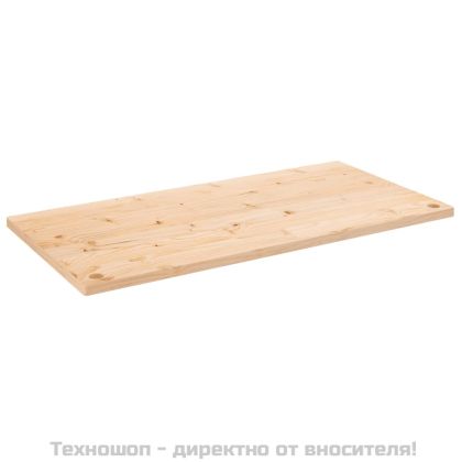 Плот за бюро, 100x60x2,5 см, борово дърво масив