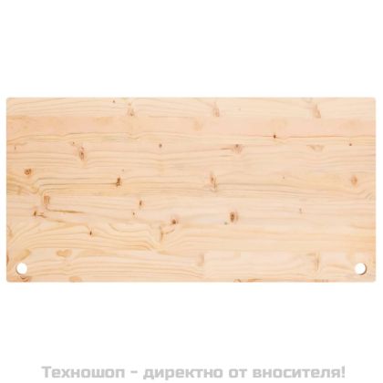 Плот за бюро, 100x60x2,5 см, борово дърво масив