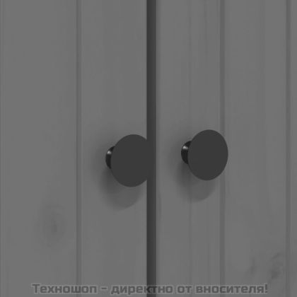 Етажерка за книги BODO сива 82x40x173 см бор масив