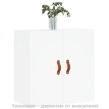 Стенен шкаф, бял, 60x31x60 см, инженерно дърво