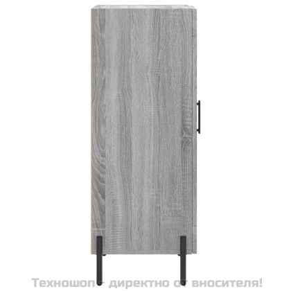 Сайдборд, сив сонома, 34,5x34x90 см, инженерно дърво