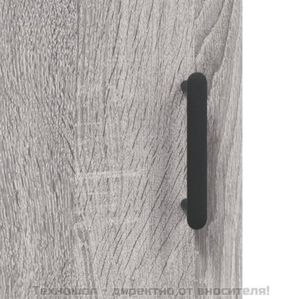 Сайдборд, сив сонома, 34,5x34x90 см, инженерно дърво