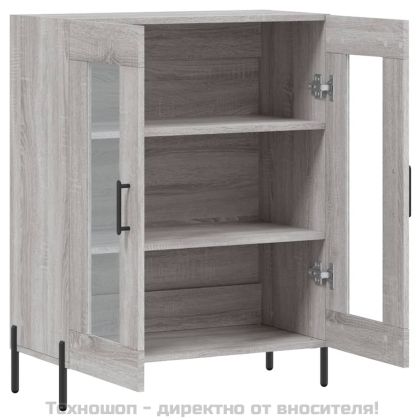 Сайдборд, сив сонома, 69,5x34x90 см, инженерно дърво