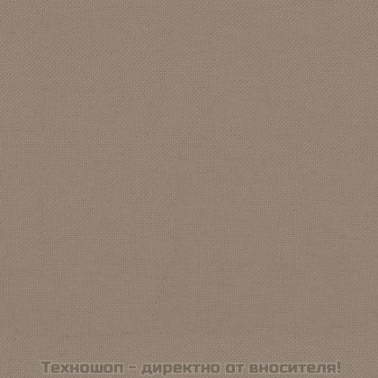 Среден диван с възглавници, меденокафяв, борово дърво масив