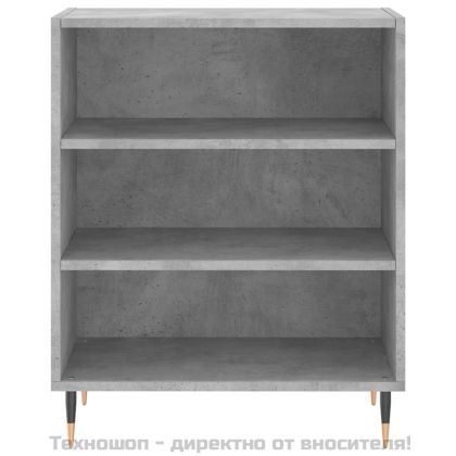 Бюфет бетонно сив 57x35x70 см инженерно дърво
