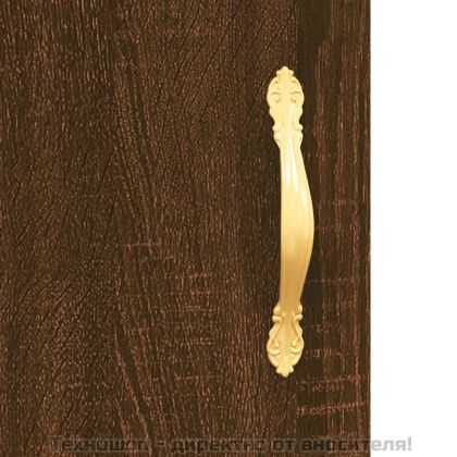 Сайдборд, Кафяв дъб, 69,5x34x90 см, инженерно дърво