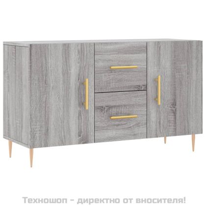 Сайдборд, Сив сонома, 100x36x60 см, инженерно дърво