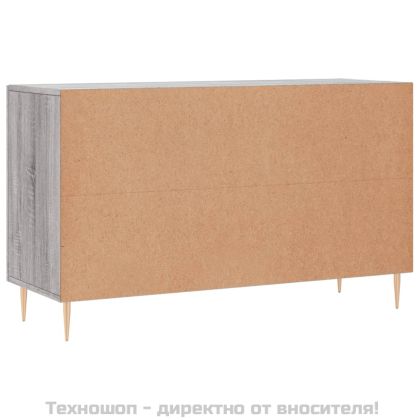 Сайдборд, Сив сонома, 100x36x60 см, инженерно дърво