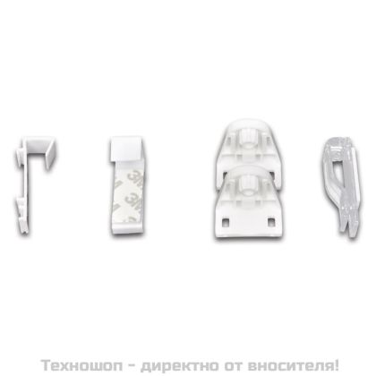 Щора "Зебра" 40 х 100 см, бяла