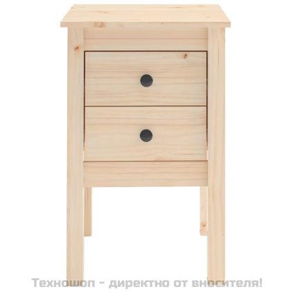 Нощно шкафче, 40x35x61,5 см, борово дърво масив
