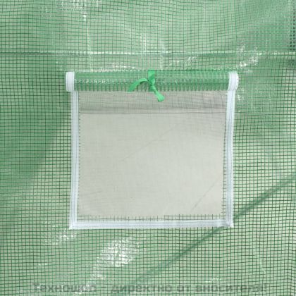 Оранжерия със стоманена рамка зелена 24 м² 6x4x2 м