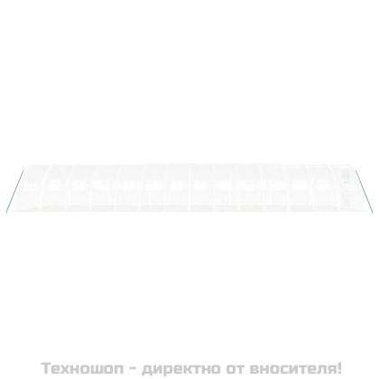 Оранжерия със стоманена рамка бяла 56 м² 14x4x2 м