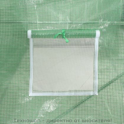 Оранжерия със стоманена рамка зелена 20 м² 5x4x2,3 м