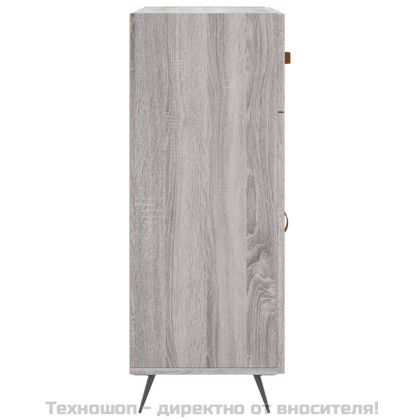 Сайдборд, сив сонома, 69,5x34x90 см, инженерно дърво