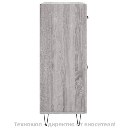Сайдборд, сив сонома, 69,5x34x90 см, инженерно дърво