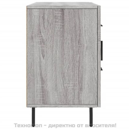 Сайдборд, Сив сонома, 100x36x60 см, инженерно дърво