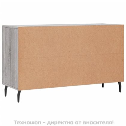 Сайдборд, Сив сонома, 100x36x60 см, инженерно дърво