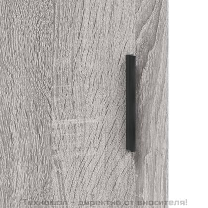 Сайдборд, Сив сонома, 100x36x60 см, инженерно дърво