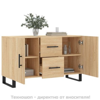 Сайдборд, дъб сонома, 100x36x60 см, инженерно дърво