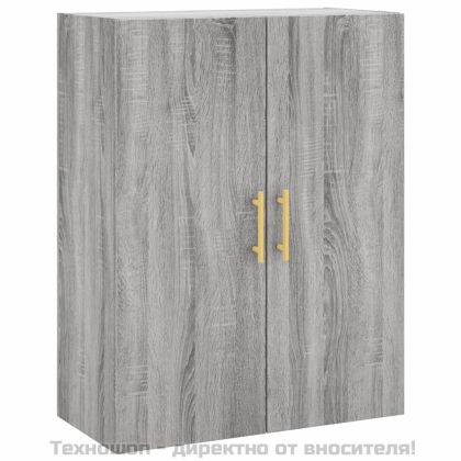 Стенен шкаф сив сонома 69,5x34x90 см