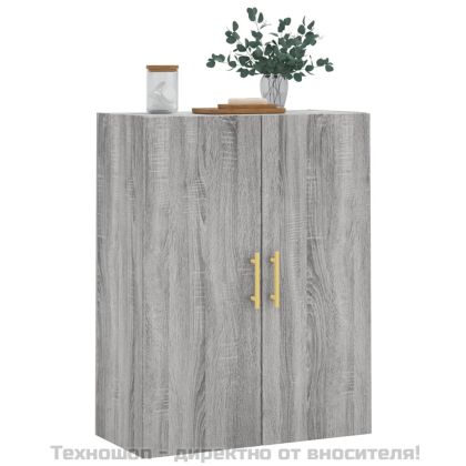 Стенен шкаф сив сонома 69,5x34x90 см