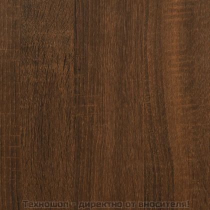 Пейка за обувки, кафяв дъб, 102x35x55 см, инженерно дърво