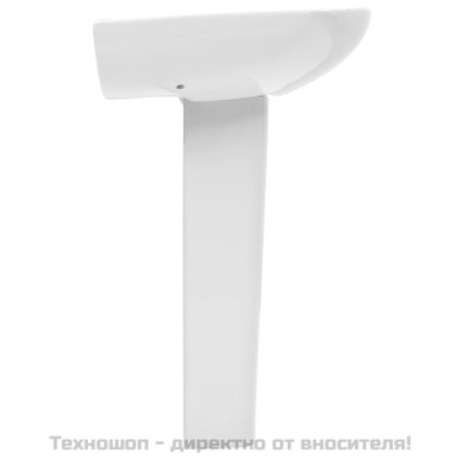 Свободностояща мивка с пиедестал керамична бяла 650x520x200 мм