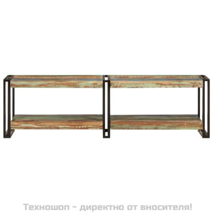 ТВ шкаф, 140x30x40 см, регенерирано дърво масив