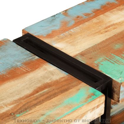 ТВ шкаф, 140x30x40 см, регенерирано дърво масив