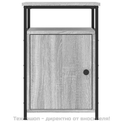 Нощни шкафчета, 2 бр, сив сонома, 40x42x60 см, инженерно дърво