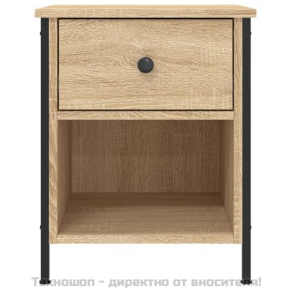 Нощни шкафчета 2 бр дъб сонома 40x42x50 см инженерно дърво