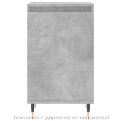 Бюфети 2 бр бетонно сив 40x35x70 см инженерно дърво