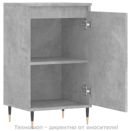 Бюфети 2 бр бетонно сив 40x35x70 см инженерно дърво