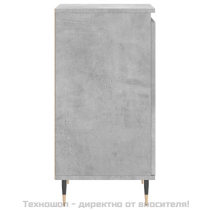 Бюфети 2 бр бетонно сив 40x35x70 см инженерно дърво