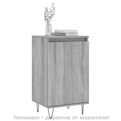 Бюфети 2 бр сив сонома 40x35x70 см инженерно дърво