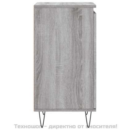 Бюфети 2 бр сив сонома 40x35x70 см инженерно дърво