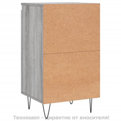 Бюфети 2 бр сив сонома 40x35x70 см инженерно дърво
