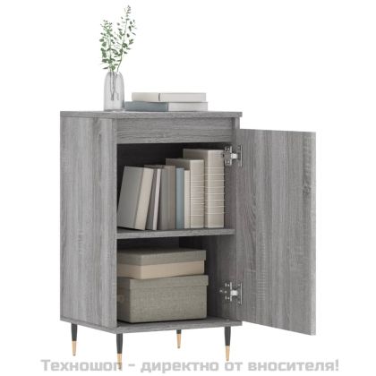 Бюфети 2 бр сив сонома 40x35x70 см инженерно дърво