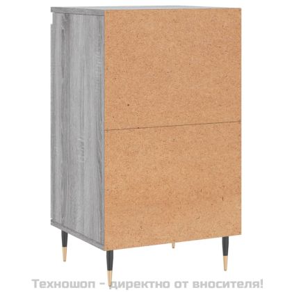 Бюфети 2 бр сив сонома 40x35x70 см инженерно дърво