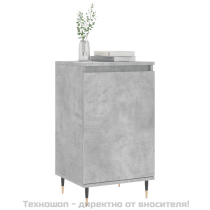 Бюфет бетонно сив 40x35x70 см инженерно дърво