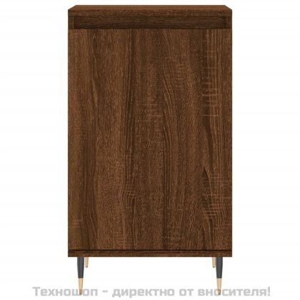 Бюфети 2 бр кафяв дъб 40x35x70 см инженерно дърво