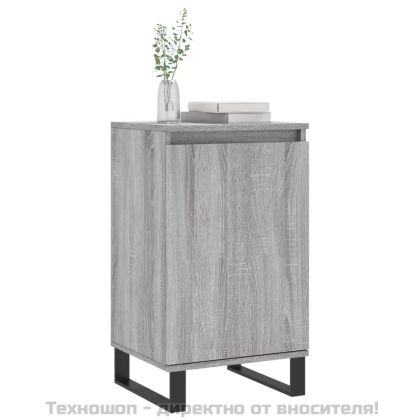 Бюфети 2 бр сив сонома 40x35x70 см инженерно дърво